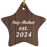 Step Mother Established Est. 2024 - Star Ornament D