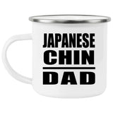Japanese Chin Dad - 12oz Camping Mug