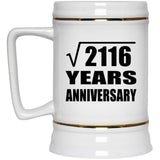 46th Anniversary Square Root of 2116 Years Anniversary - Beer Stein