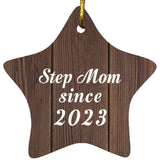 Step Mom Since 2023 - Star Ornament D