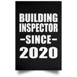 Building Inspector Since 2020 - Poster Portrait