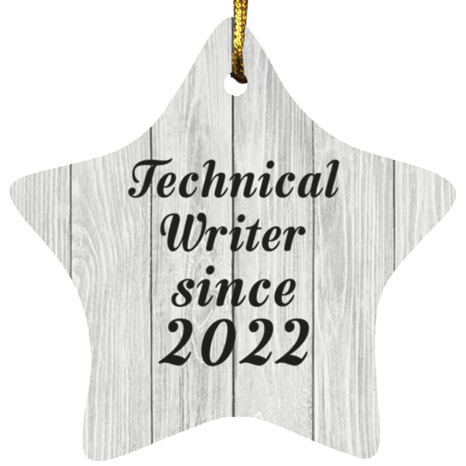 Technical Writer Since 2022 - Star Ornament F