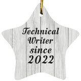 Technical Writer Since 2022 - Star Ornament F