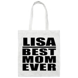 Lisa Best Mom Ever - Tote Bag White