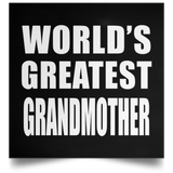 World's Greatest Grandmother - Poster Square