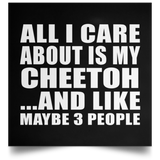 All I Care About Is My Cheetoh - Poster Square