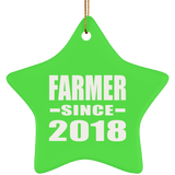 Farmer Since 2018 - Star Ornament