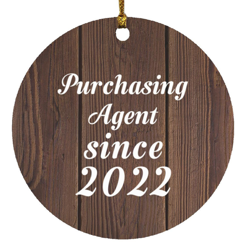 Purchasing Agent Since 2022 - Circle Ornament D