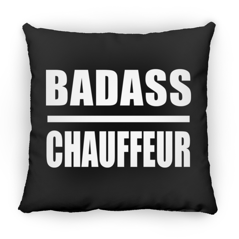 Badass Chauffeur - Throw Pillow Black
