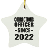Corrections Officer Since 2022 - Star Ornament