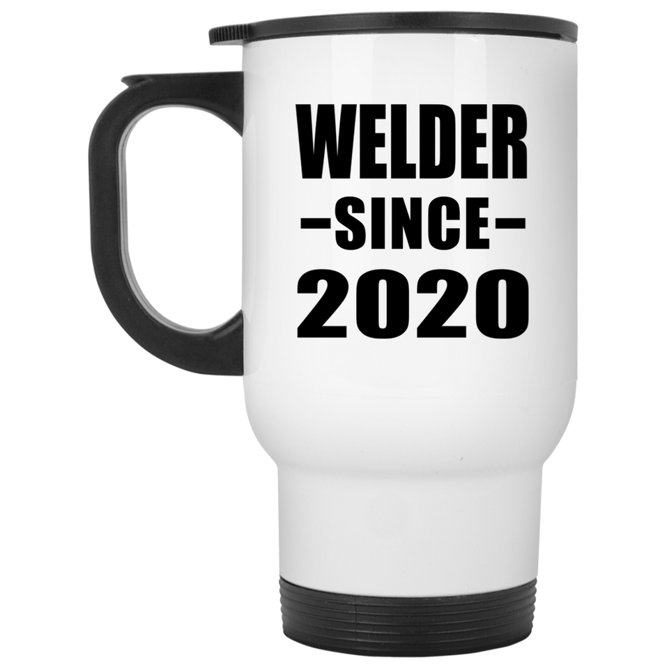 Welder Since 2020 - White Travel Mug