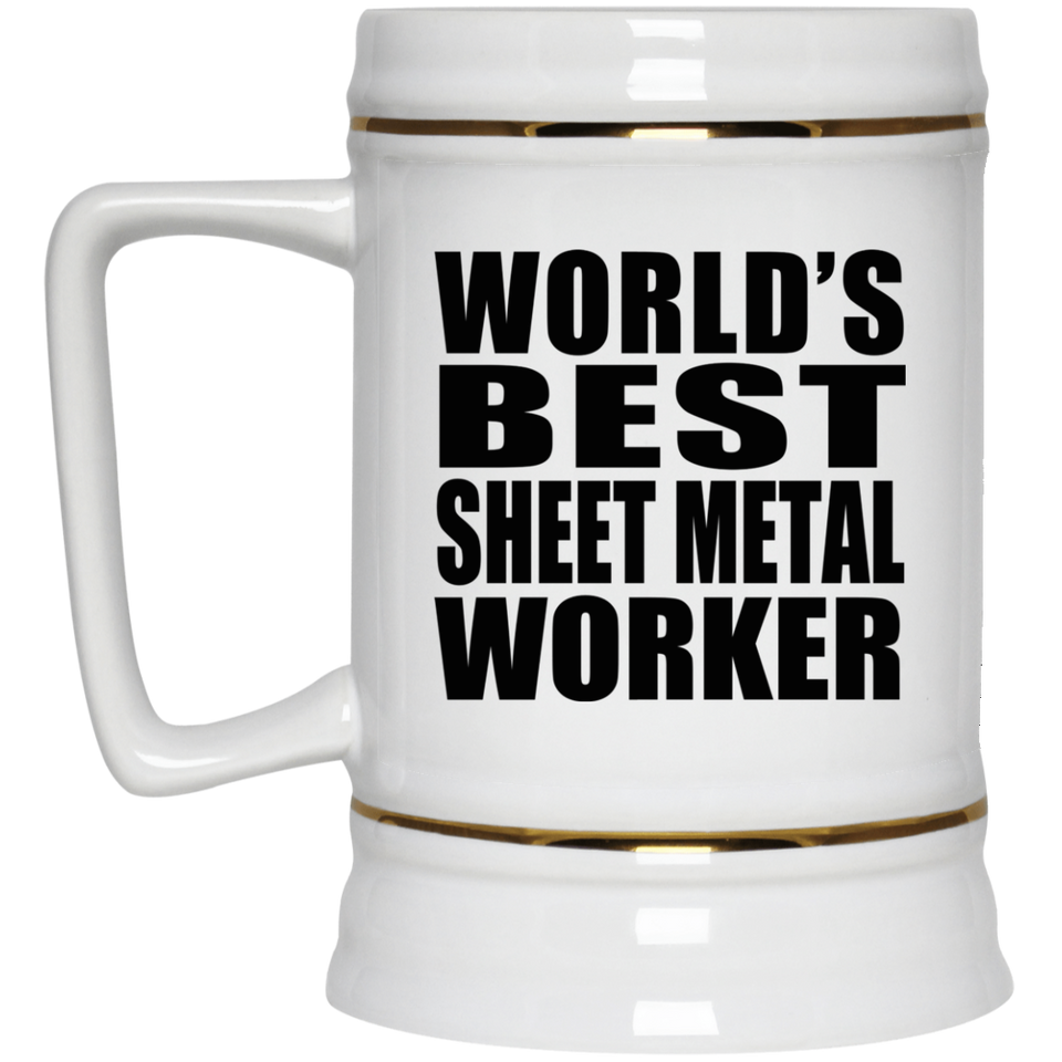 World's Best Sheet Metal Worker - Beer Stein