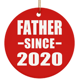 Father Since 2020 - Circle Ornament