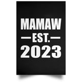 Mamaw Established EST. 2023 - Poster Portrait