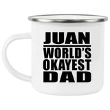 Juan World's Okayest Dad - 12oz Camping Mug