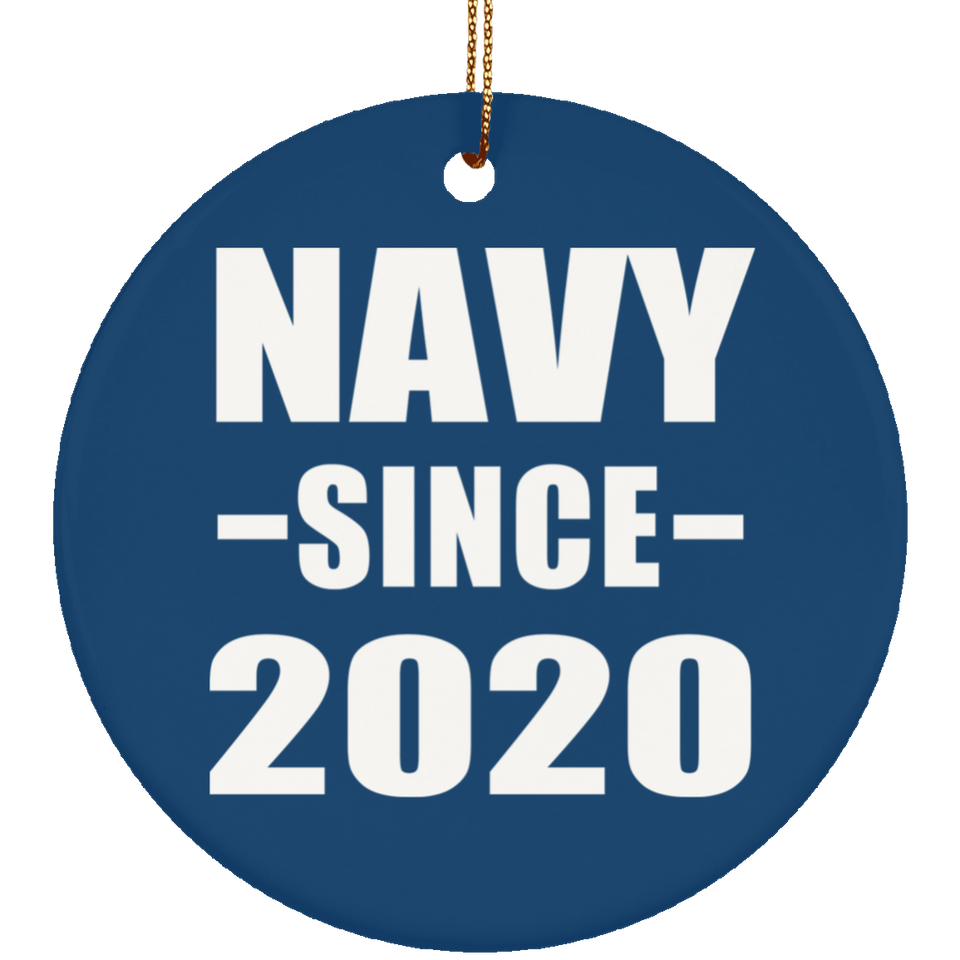 Navy Since 2020 - Circle Ornament