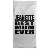 Jeanette Best Mum Ever - Hand Towel