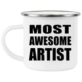 Most Awesome Artist - 12oz Camping Mug
