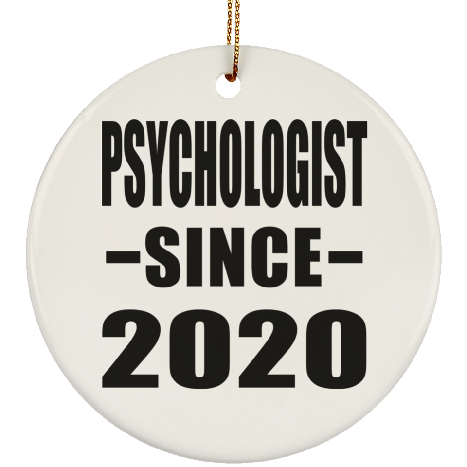 Psychologist Since 2020 - Circle Ornament