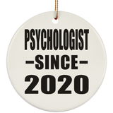 Psychologist Since 2020 - Circle Ornament