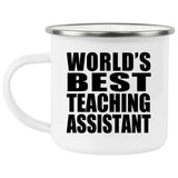 World's Best Teaching Assistant - 12oz Camping Mug