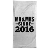 8th Anniversary Mr & Mrs Since 2016 - Hand Towel