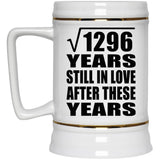 36th Anniversary Square Root of 1296 Years Still In Love - Beer Stein