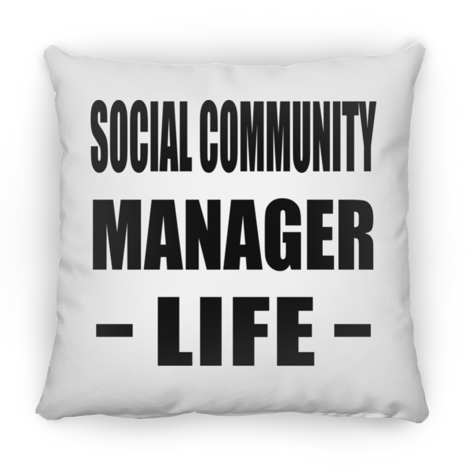 Social Community Manager Life - Throw Pillow