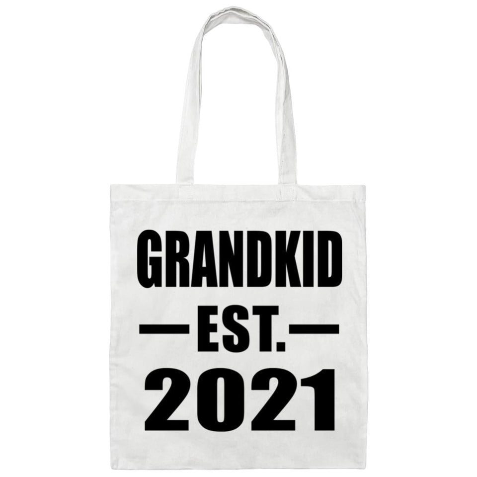 Grandkid Established EST. 2021 - Tote Bag White