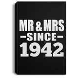 82nd Anniversary Mr & Mrs Since 1942 - Canvas Portrait