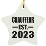 Chauffeur Established EST. 2023 - Star Ornament