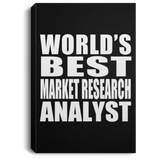 World's Best Market Research Analyst - Canvas Portrait