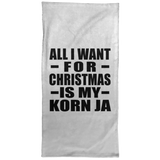 All I Want For Christmas Is My Korn Ja - Hand Towel