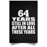 64th Anniversary 64 Years Still In Love After These Years - Poster Portrait
