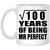 10th Anniversary Square Root of 100 Years of Mr Perfect - 11oz Coffee Mug