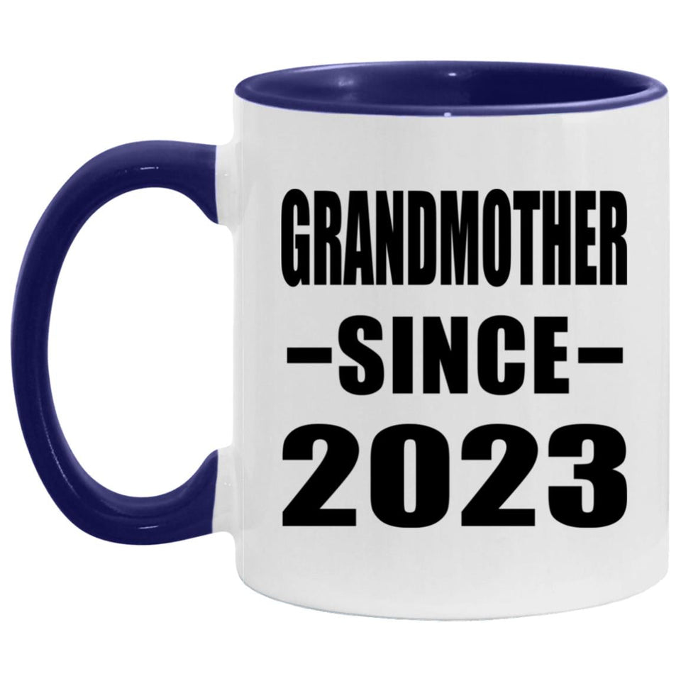 Grandmother Since 2023 - 11oz Accent Mug Purple
