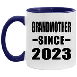 Grandmother Since 2023 - 11oz Accent Mug Purple