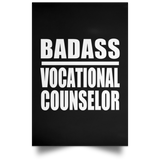 Badass Vocational Counselor - Poster Portrait