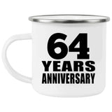 64th Anniversary 64 Years - 12oz Camping Mug