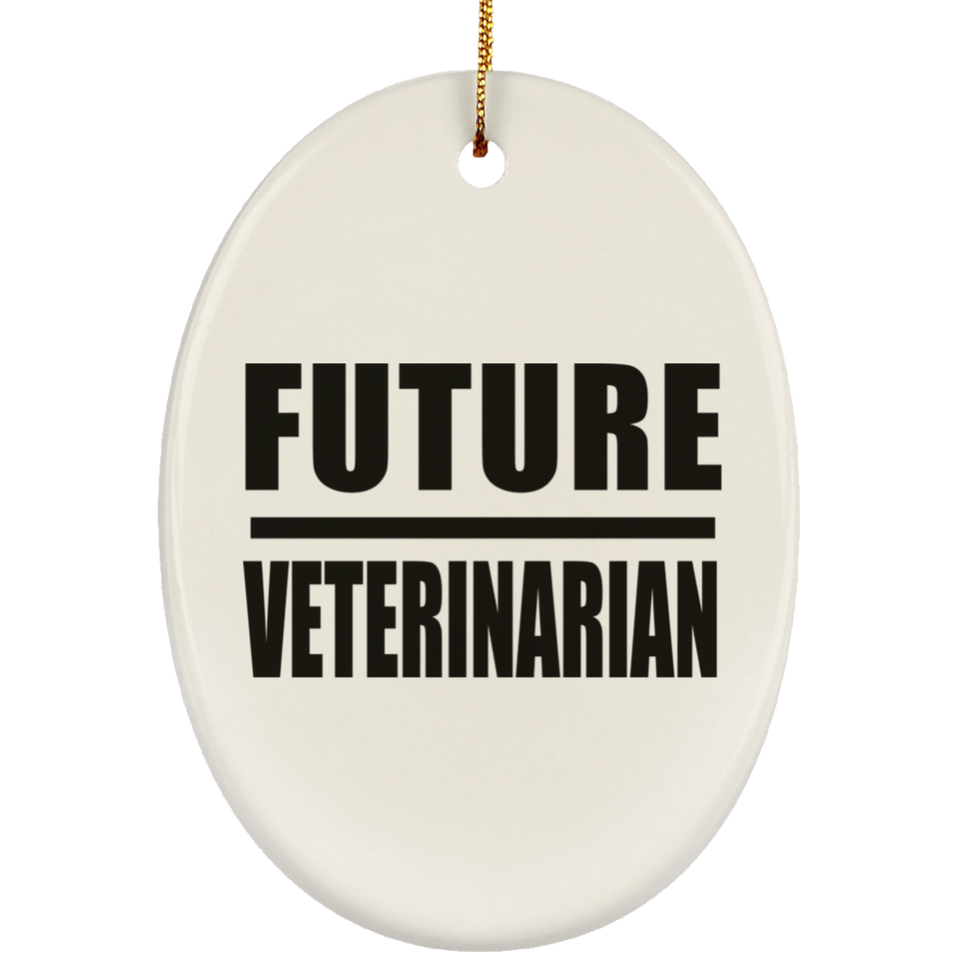 Future Veterinarian - Oval Ornament