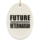 Future Veterinarian - Oval Ornament