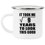 3rd Birthday Took Square Root of 9 Years To Look Good - 12oz Camping Mug