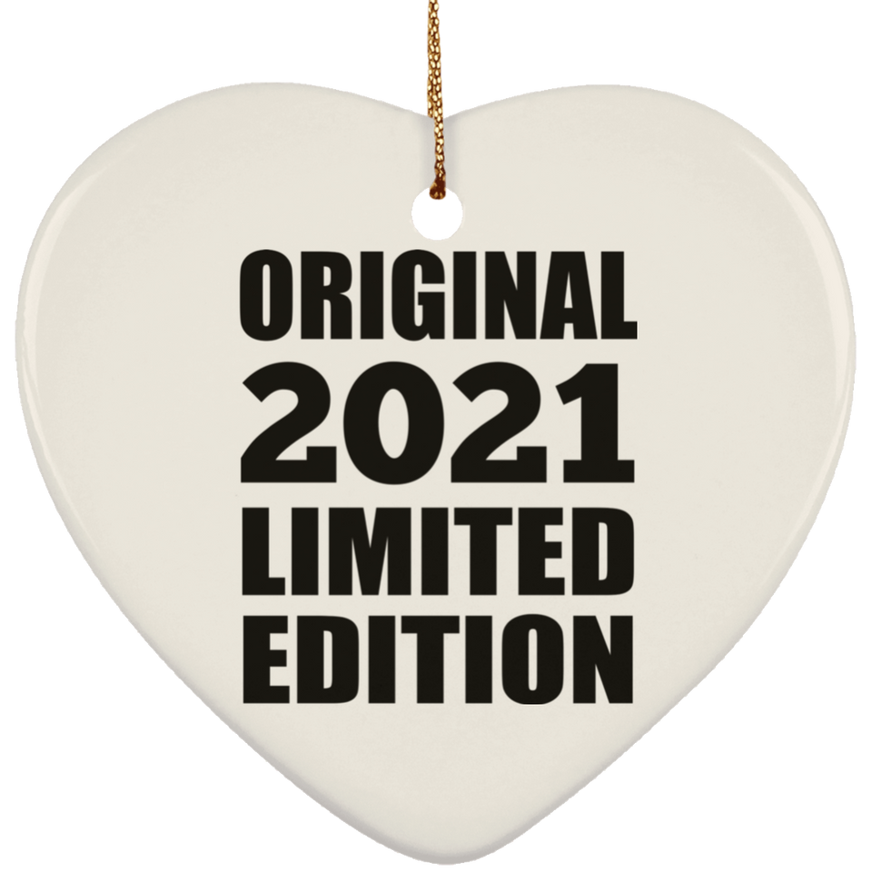 3rd Birthday Original 2021 Limited Edition - Heart Ornament