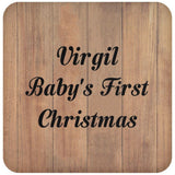 Virgil Baby's First Christmas - Drink Coaster C