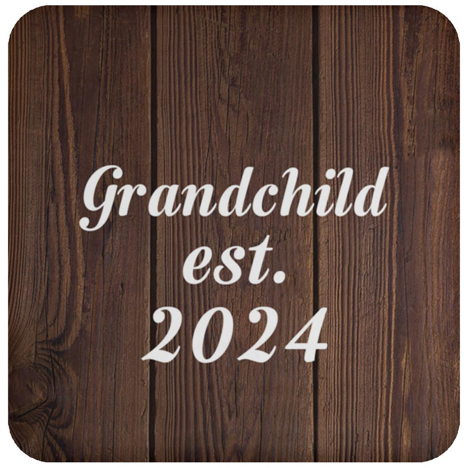 Grandchild Established EST. 2024 - Drink Coaster D