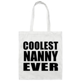 Coolest Nanny Ever - Tote Bag White