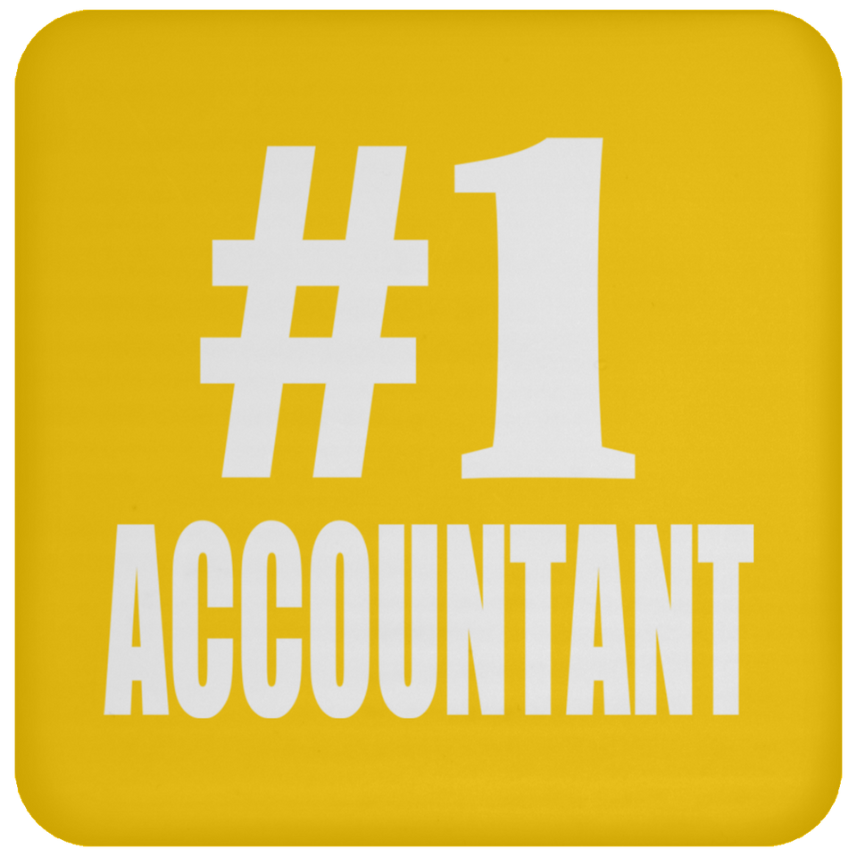 Number One #1 Accountant - Drink Coaster