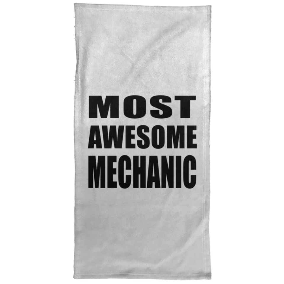 Most Awesome Mechanic - Hand Towel
