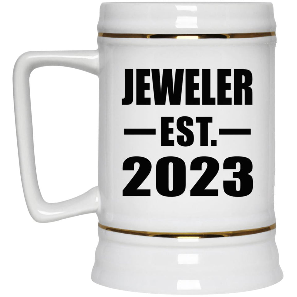 Jeweler Established EST. 2023 - Beer Stein