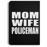 Mom Wife Policeman - Canvas Portrait